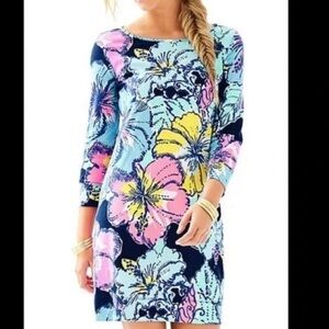 - Lilly Pulitzer Marlowe Dress in Big Flirt SZ S excellent condition Pima …